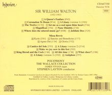 William Walton (1902-1983): Geistliche Chormusik, CD