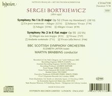 Serge Bortkiewicz (1877-1952): Symphonien Nr.1 &amp; 2, CD