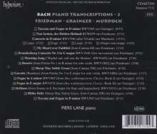 Johann Sebastian Bach (1685-1750): Transkriptionen für Klavier Vol.3 (Percy Grainger/Samuel Friedman/William Murdoch), CD