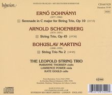 Ernst von Dohnanyi (1877-1960): Serenade f.Streichtrio op.10, CD