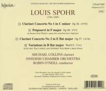 Louis Spohr (1784-1859): Klarinettenkonzerte Nr.1 &amp; 2, CD