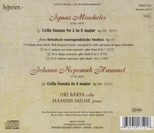 Ignaz Moscheles (1794-1870): Sonate für Cello &amp; Klavier E-Dur op.121, CD