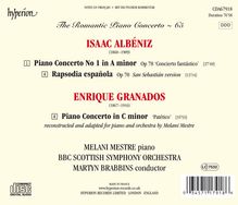 Enrique Granados (1867-1916): Klavierkonzert c-moll "Patetico", CD
