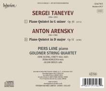 Alexander Sergeievich Tanejew (1850-1918): Klavierquintett op.30, CD