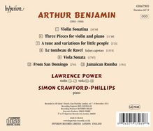 Arthur Benjamin (1893-1960): Sonatina für Violine &amp; Klavier, CD