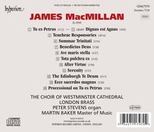 James MacMillan (geb. 1959): Chorwerke "Tenebrae Responsories", CD