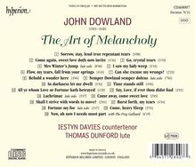 John Dowland (1562-1626): Lautenlieder - "The Art of Melancholy", CD