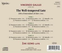 Vincenzo Galilei (1520-1591): Die wohltemperierte Laute, CD