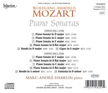 Wolfgang Amadeus Mozart (1756-1791): Klaviersonaten Nr.4, 5, 10, 12, 13, 16-18, 2 CDs