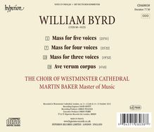 William Byrd (1543-1623): Messen zu 3,4 &amp; 5 Stimmen, CD