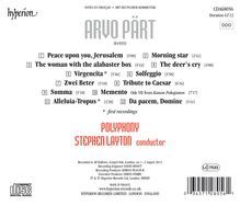 Arvo Pärt (geb. 1935): Geistliche Werke, CD