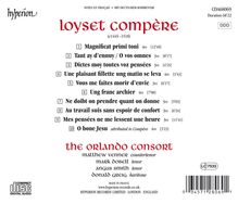 Loyset Compere (1445-1518): Magnificat,Motetten &amp; Chansons, CD