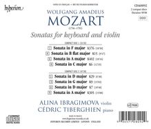 Wolfgang Amadeus Mozart (1756-1791): Sonaten für Violine &amp; Klavier Vol.2, CD