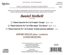 Daniel Steibelt (1765-1823): Klavierkonzerte Nr.3,5,7, CD