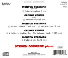 Steven Osborne - Feldman / Crumb, CD