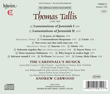 Thomas Tallis (1505-1585): Lamentationes Jeremiae, CD