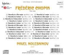 Frederic Chopin (1810-1849): Mazurken Nr.1,10-17,19,22,24,26,30-32,34,35,37,38,47, CD