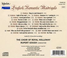 Royal Holloway Choir - English Romantic Madrigals, CD