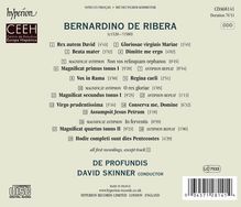 Bernardino de Ribera (1520-1580): Magnificat-Vertonungen &amp; Motetten, CD