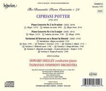 Cipriani Potter (1792-1871): Klavierkonzerte Nr.2 &amp; 4, CD
