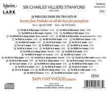 Charles Villiers Stanford (1852-1924): 38 Präludien für Klavier, CD