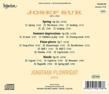 Josef Suk (1874-1935): Klavierwerke, CD