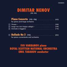 Dimitar Nenov (1902-1953): Klavierkonzert, CD