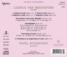 Ludwig van Beethoven (1770-1827): Klaviersonaten Nr.10 &amp; 14, CD