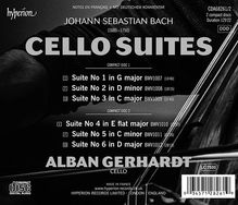 Johann Sebastian Bach (1685-1750): Cellosuiten BWV 1007-1012, 2 CDs