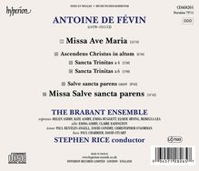 Antoine de Fevin (1470-1512): Missa Ave Maria, CD