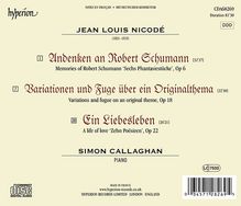 Jean Louis Nicode (1853-1919): Fantasiestücke op.6 "Andenken an Robert Schumann", CD
