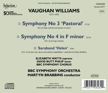 Ralph Vaughan Williams (1872-1958): Symphonien Nr.3 &amp; 4, CD