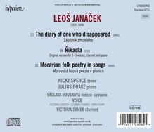 Leos Janacek (1854-1928): Tagebuch eines Verschollenen, CD