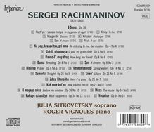 Sergej Rachmaninoff (1873-1943): Lieder, CD