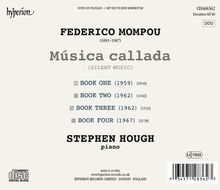 Federico Mompou (1893-1987): Musica Callada (Cahiers 1-4), CD