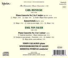 Emil von Sauer (1862-1942): Klavierkonzert Nr.2 c-moll, CD
