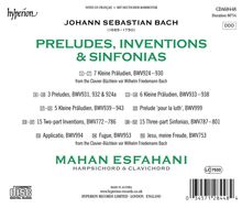 Johann Sebastian Bach (1685-1750): Kleine Präludien BWV 924-943,999, CD