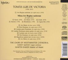Tomas Luis de Victoria (1548-1611): Missa "Ave Regina caelorum", Super Audio CD