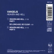 Vangelis (1943-2022): Heaven And Hell, CD