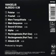 Vangelis (1943-2022): Albedo 0.39, CD