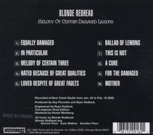 Blonde Redhead: Melody Of Certain Damaged Lemons, CD