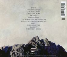 Titel: DECAY, MALUS INCARNATE. Darunter Berglandschaft in gedeckten Farben.