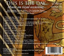 This is the Day - Music on royal occasions, CD