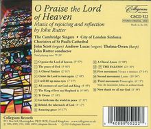 John Rutter (geb. 1945): Geistliche Musik  "O Praise the Lord of Heaven", CD