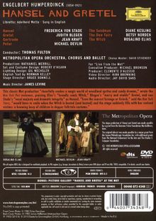 Engelbert Humperdinck (1854-1921): Hänsel &amp; Gretel (in engl.Spr.), DVD