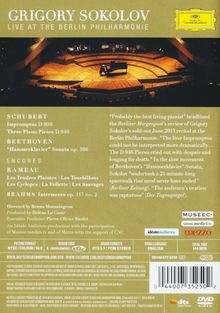 Grigory Sokolov - Live at the Berlin Philharmonie, DVD