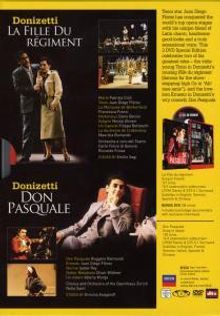 Juan Diego Florez in La Fille du Regiment &amp; Don Pasquale, 3 DVDs