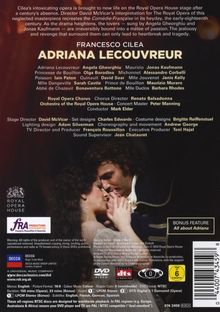 Francesco Cilea (1866-1950): Adriana Lecouvreur, 2 DVDs