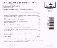 CDCM Computer Music Series Vol.33, CD