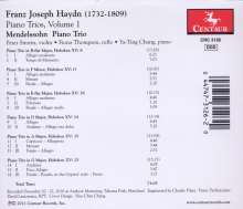 Joseph Haydn (1732-1809): Klaviertrios H15 Nr.8,24,25,36, CD